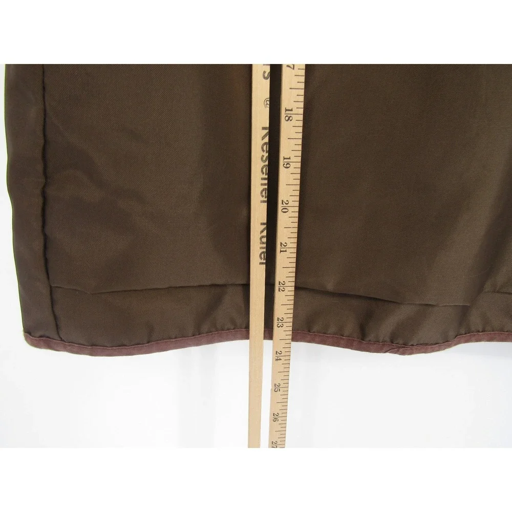 Hunting Shooting Vest XL Brown Tan Quilted Shoulder Utility Pocket Sport Outdoor